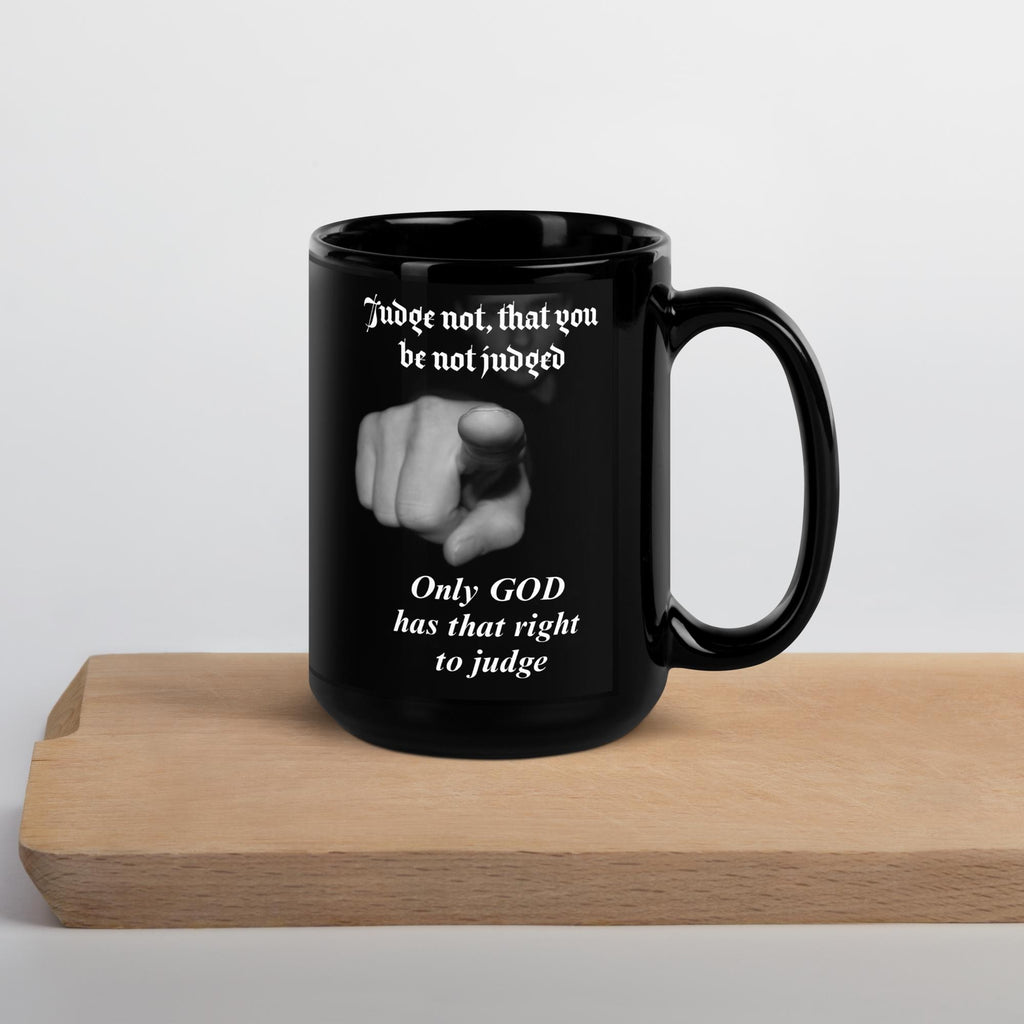 Bold Faith Coffee Mug – "Only God Judges" | Christian Gift for Him or Her