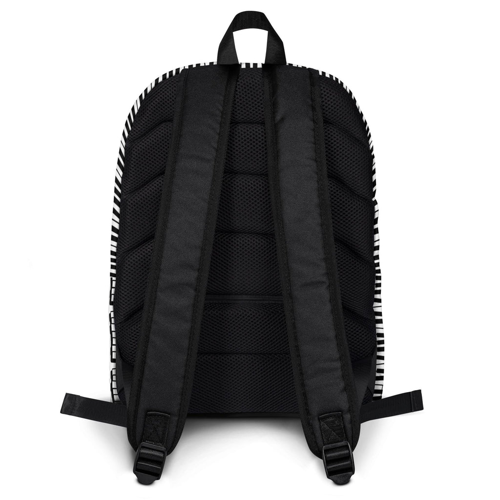 Graphic Print Backpack – Water-Resistant, Laptop Pocket, Sports & Daily Use