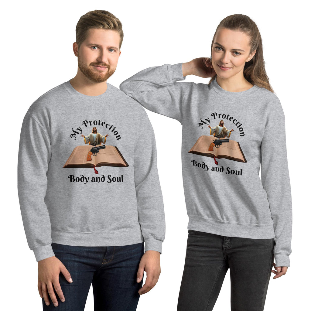 "My Protection, Body and Soul" Unisex Sweatshirt | Christian Faith Gift