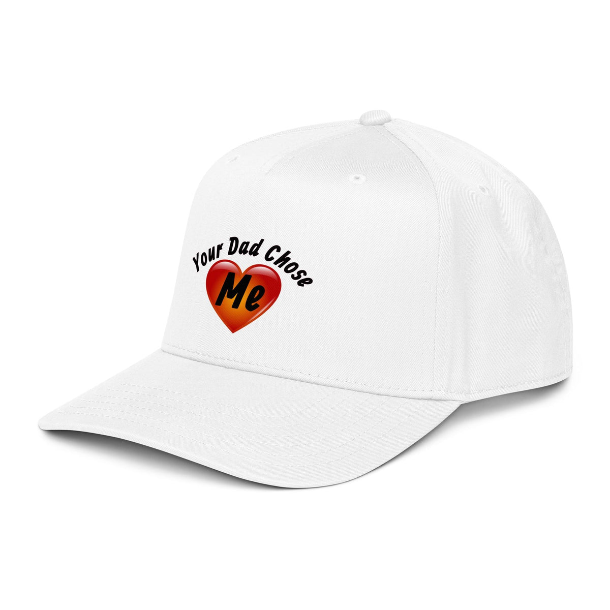 "Your Dad Chose Me" 5-Panel Cap | Funny Valentine's Day & Father's Day Gift