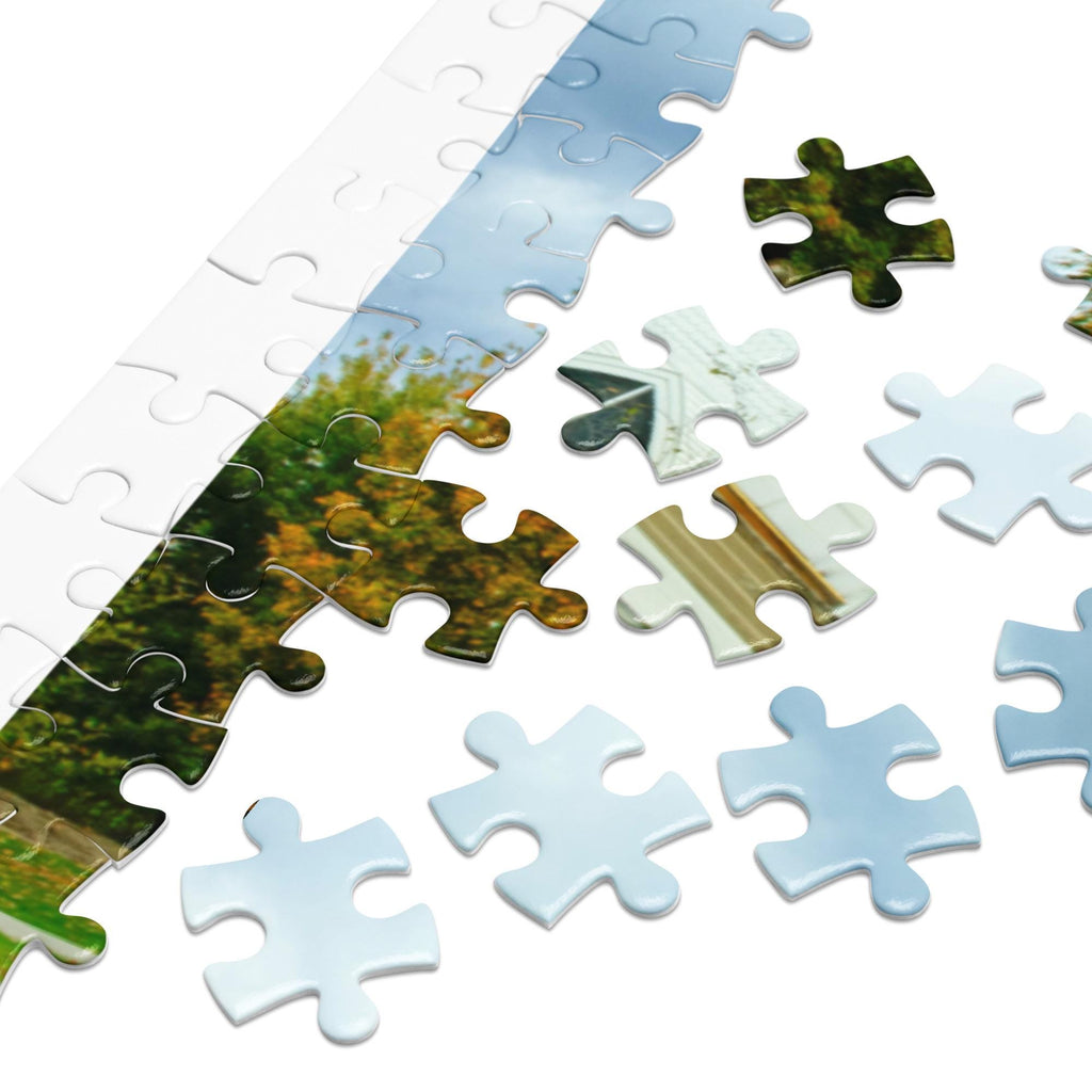 Church Landscape Jigsaw Puzzle – 500 Pieces | Tin Box Christian Gift
