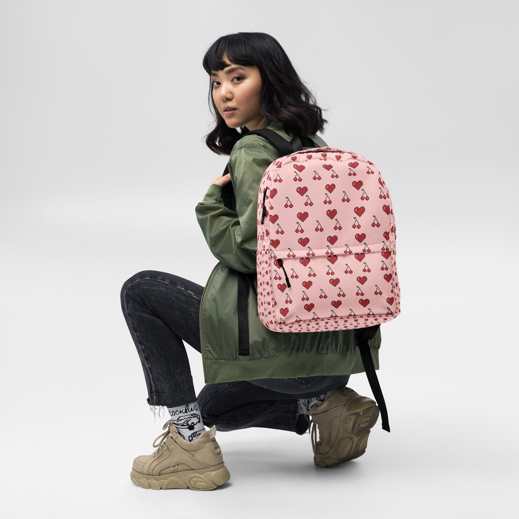 Statement Print Backpack – Water-Resistant, Laptop Pocket, Sports & Daily Use