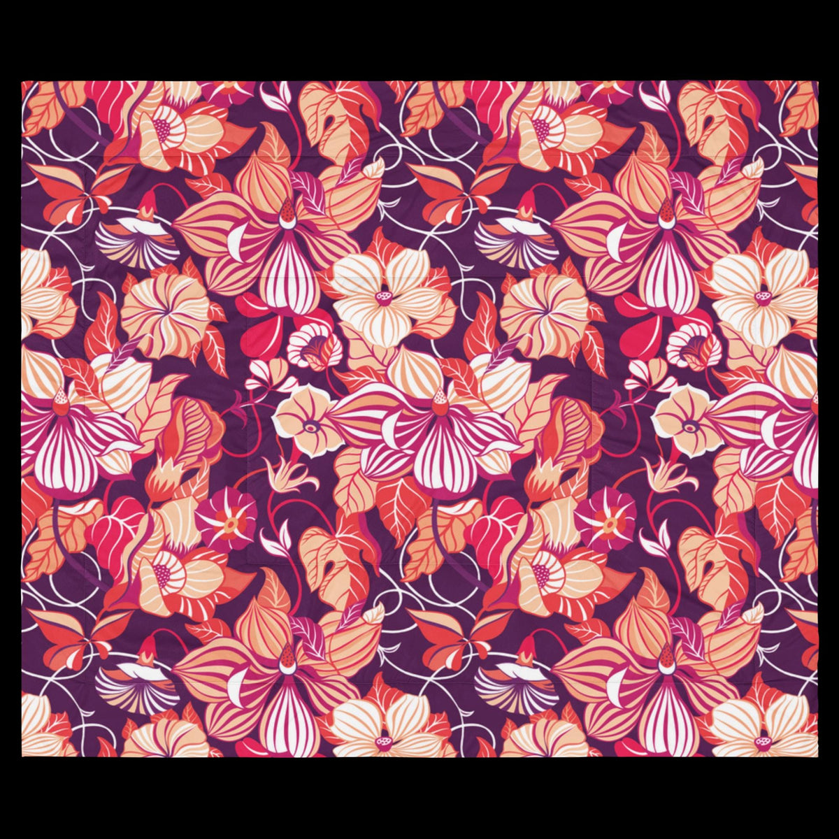 Floral Comforter – King & Queen Size | Soft Lightweight Bedding Gift