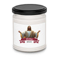 Yeshua (Jesus) Scented Soy Candle With Lid – 9 oz | Christian Gift