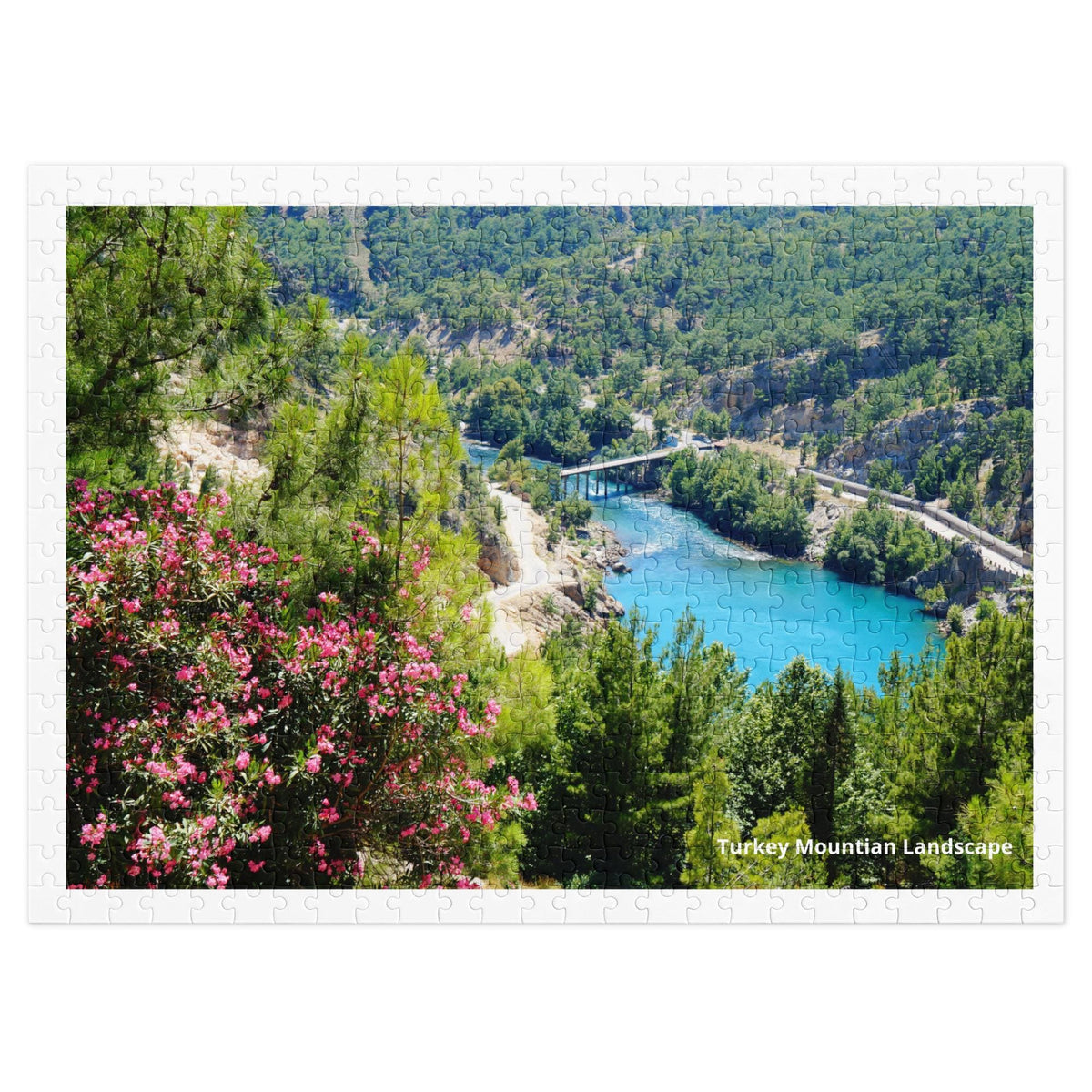 Turkey Mountain Landscape Jigsaw Puzzle – 500 Pieces in Tin Box