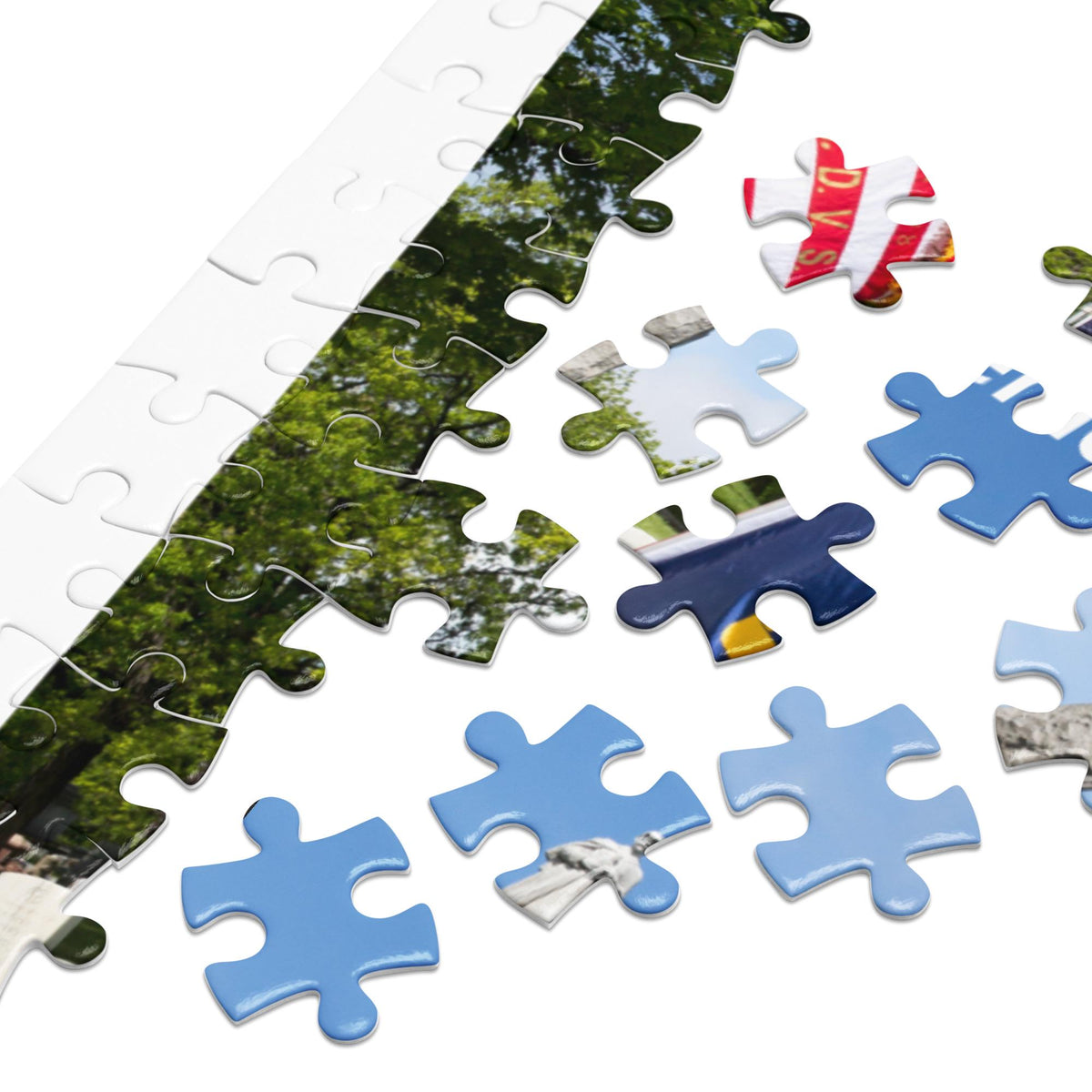 Memorial Day Cemetery Flags Jigsaw Puzzle – 500 Pieces in Tin Box
