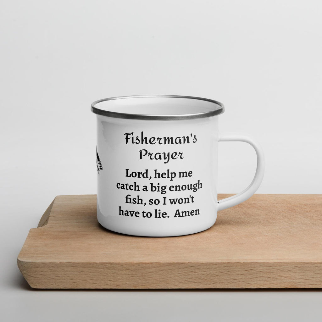 Camping Enamel Mug – 12 oz | Wildlife & Outdoor Lover Gift
