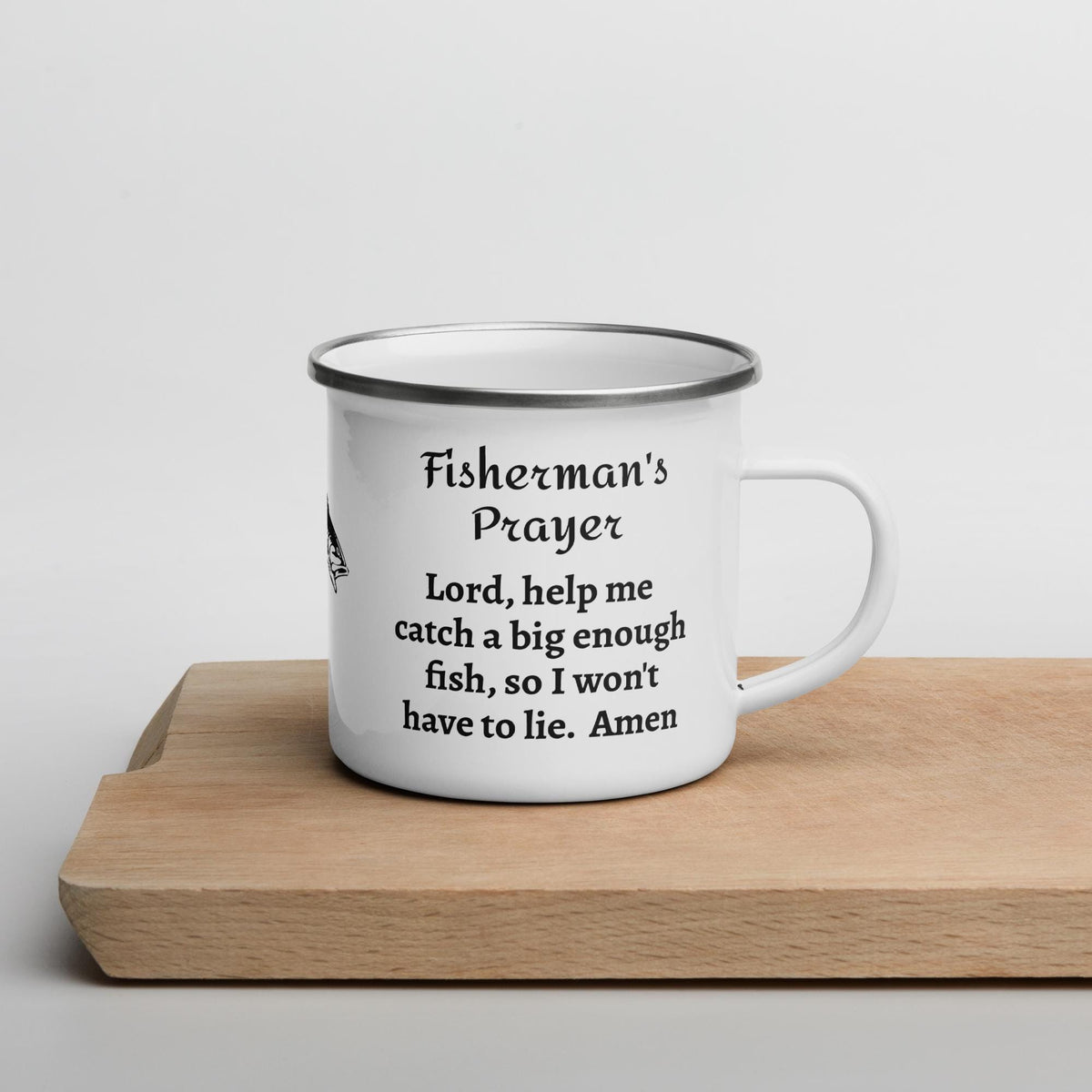 Camping Enamel Mug – 12 oz | Wildlife & Outdoor Lover Gift