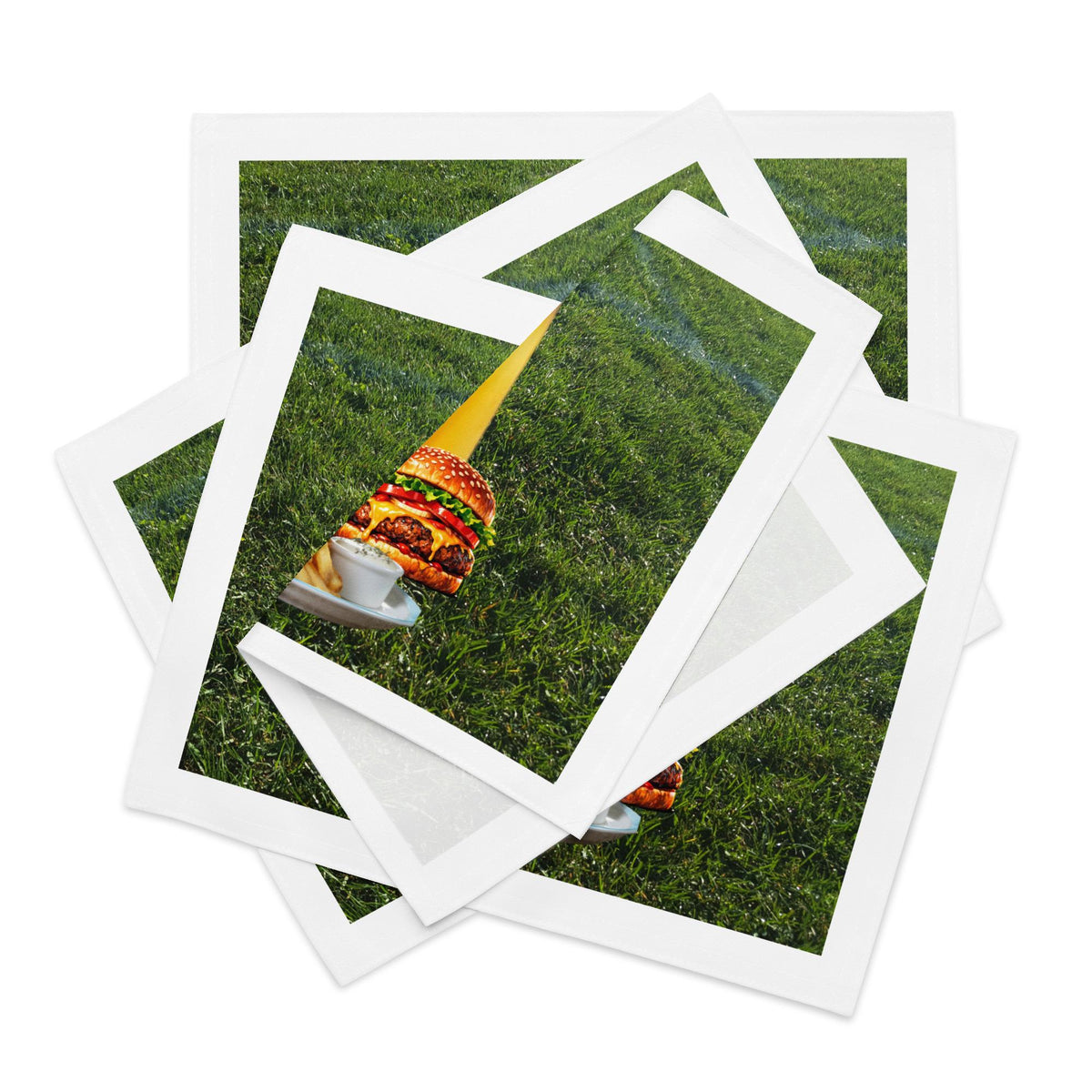 Outdoor Grilling Placemat Set of 4 | BBQ & Grilling Gift for Cooks