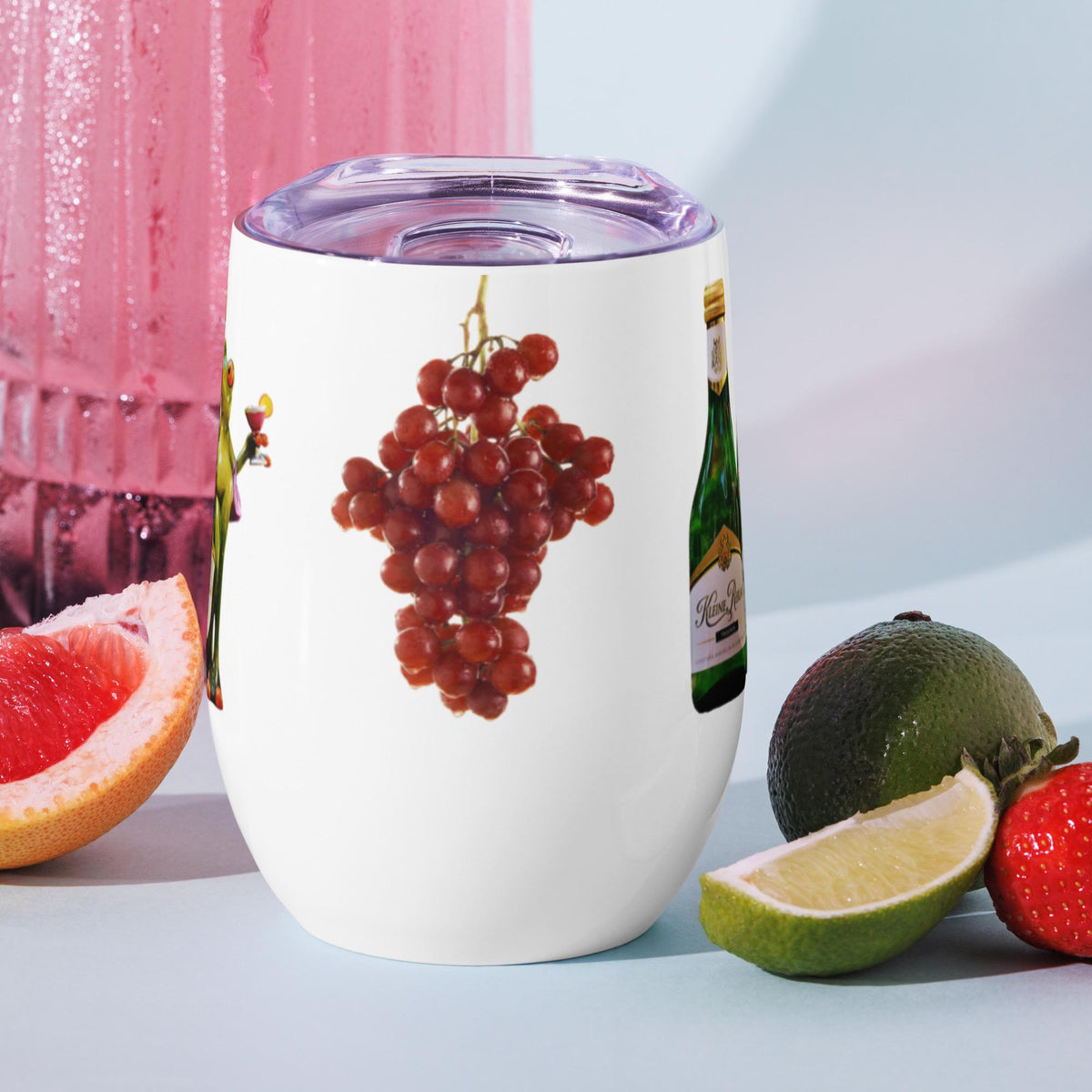 Stainless Steel Wine Tumbler – 12 oz Party Gift, Keeps Wine Cold