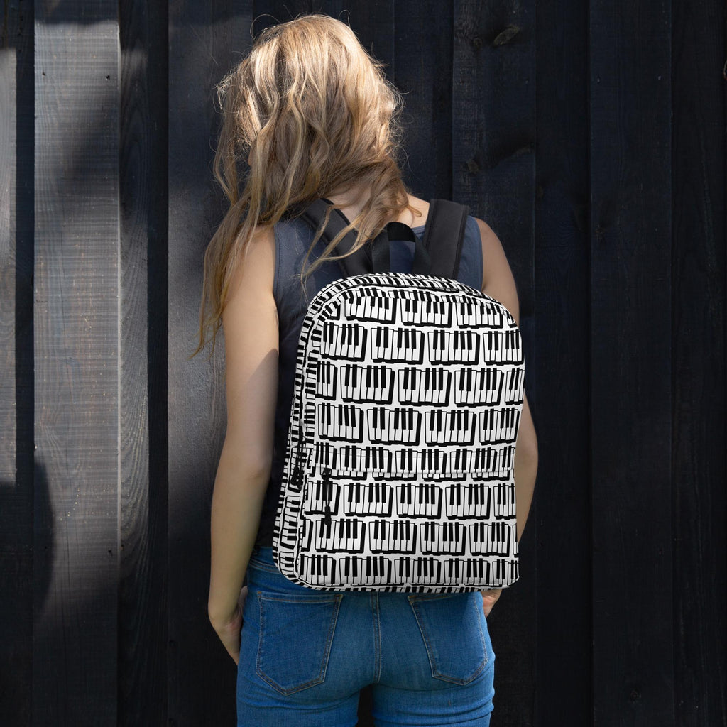 Graphic Print Backpack – Water-Resistant, Laptop Pocket, Sports & Daily Use