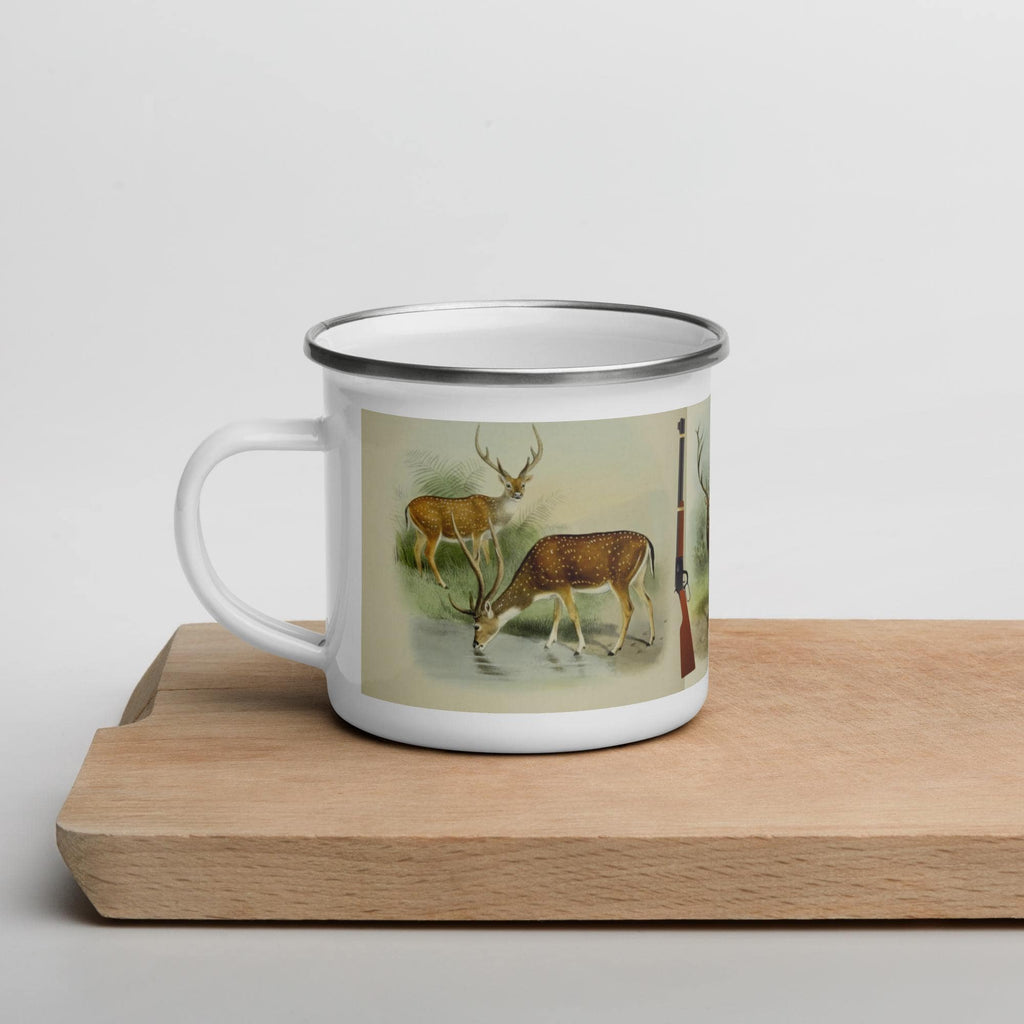 Outdoor Enamel Mug – 12 oz, Hunting, Camping & Fishing Gift
