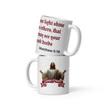 Jesus Quote Mug – Matthew 5:16 | 11 oz Christian Gift