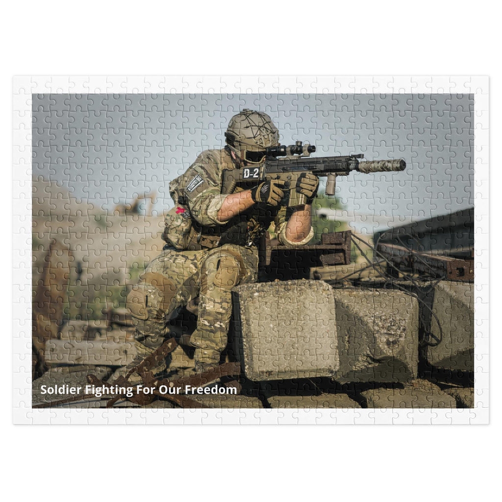Soldier Jigsaw Puzzle – 500 Pieces in Tin Box